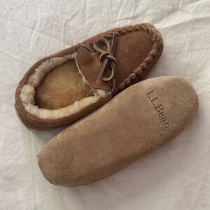 L.L. Bean Wicked Good Moccasin Slippers - Kids' Size 13
